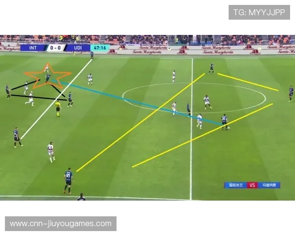 国米禁区内的聪明跑位收获回报